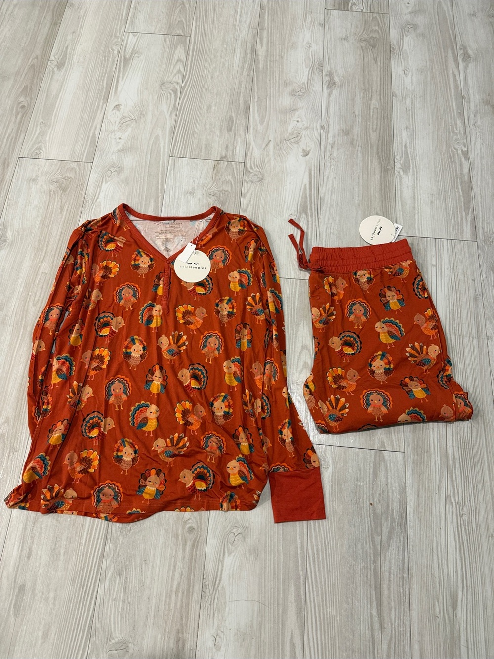 Women’s little sleepies Thanksgiving pajamas